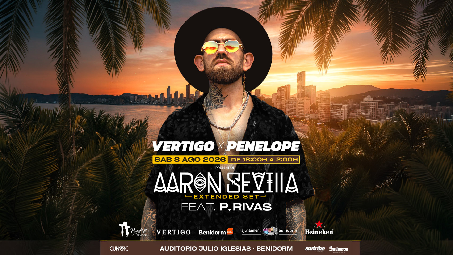 Aaron Sevilla feat. P. Rivas @ Auditorio Julio iglesias @ Penelope x Vertigo